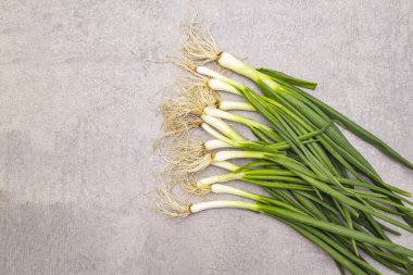 Taş zeminde taze yeşiller