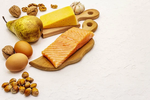 Set Productos Dietéticos Cetogénicos Moda Alimentación Vegetariana Keto Baja Carbohidratos — Foto de Stock