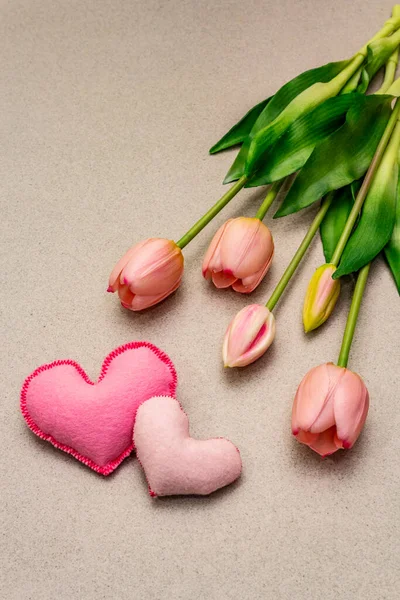Wenskaart Behang Achtergrond Gelukkige Moederdag Sint Valentijnsdag Bruiloft Zachte Roze — Stockfoto