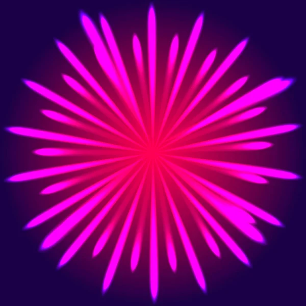 Cirkel Vuurwerk Roze Blauwe Achtergrond Vector Stock Illustratie Voor Poster — Stockvector