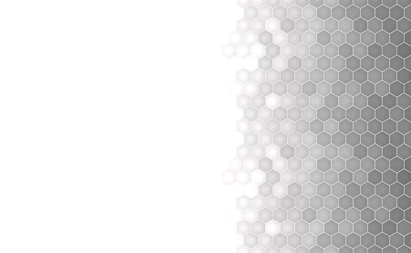 Сотовый Серый Абстрактный Фон Векторная Иллюстрация Плаката Баннера — стоковый вектор