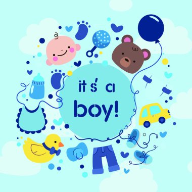 Şirin Bebek vektör çizim