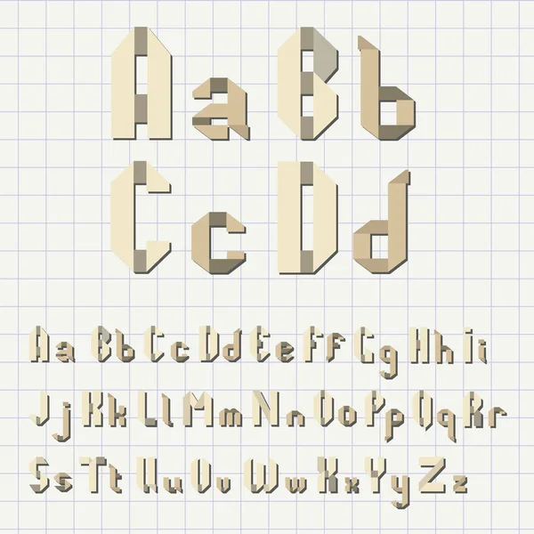 Kleur vectorillustratie alfabet — Stockvector