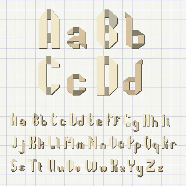 颜色矢量字母表插画 — 图库矢量图片