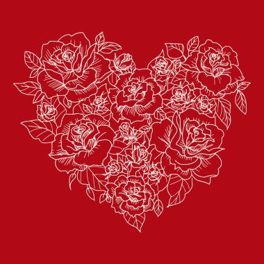 Sevgililer Günü vektör illüstrasyonu