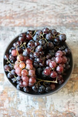 Taze sulu üzümler. Olgun üzümler. Üzüm hasatı.