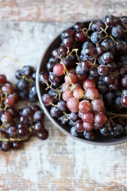 Taze sulu üzümler. Olgun üzümler. Üzüm hasatı.