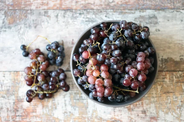 Frische Saftige Trauben Reife Trauben Weinlese — Stockfoto