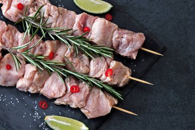 Baharatlı çiğ kebap. Kebap pişiriyorum. Keto diyeti.