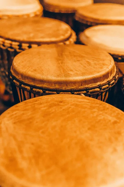 Tambores Musicales Étnicos Color —  Fotos de Stock
