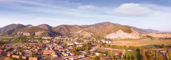 havadan görünümü şehrin San Giuliano Terme, İtalya