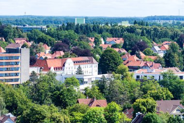 Şehrin Celle, Almanya havadan görünümü
