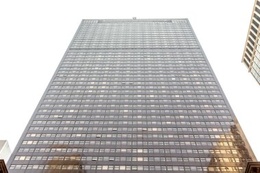 düşük açılı görünüş gökdelenin Manhattan, New York City, Amerika Birleşik Devletleri