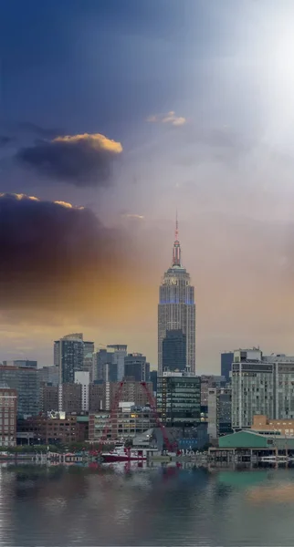 Bella Vista Sullo Skyline Manhattan New York Stati Uniti America — Foto Stock