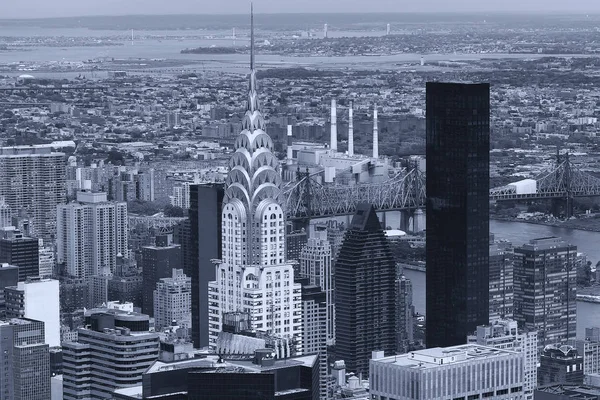 Manhattan Cityscape New York City Amerika Birleşik Devletleri Hava Görünümünü — Stok fotoğraf
