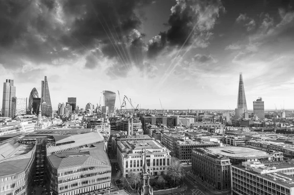 Spectaculaire Skyline Luchtfoto — Stockfoto