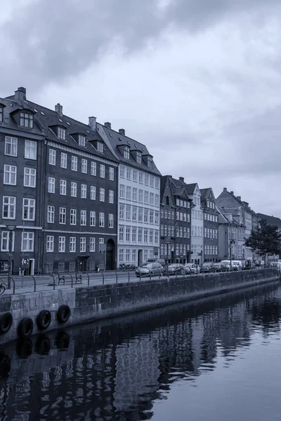 Панорамный вид на Копенгагенские каналы — стоковое фото