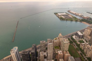 Chicago limanının hava görüntüsü