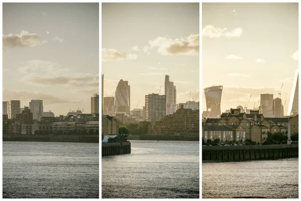 Tramonto sullo skyline di Londra — Foto Stock
