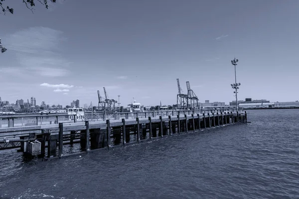 Vista panoramica dall'Isola dei Governatori, NYC — Foto Stock