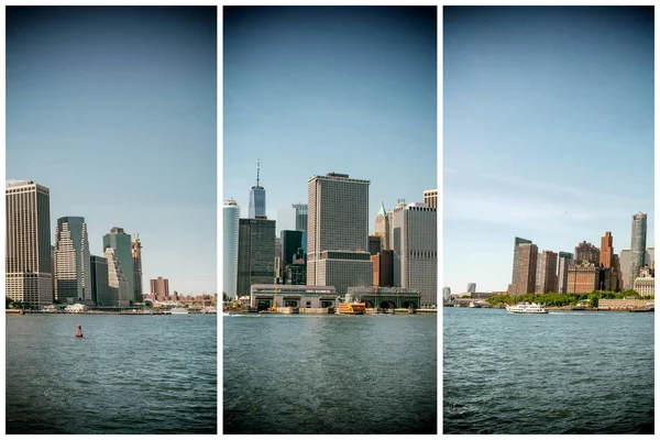 Vista panorámica de Manhattan, Nueva York —  Fotos de Stock