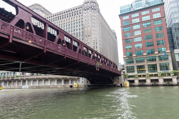 Chicago Sus Puentes Que Conectan Ciudad —  Fotos de Stock
