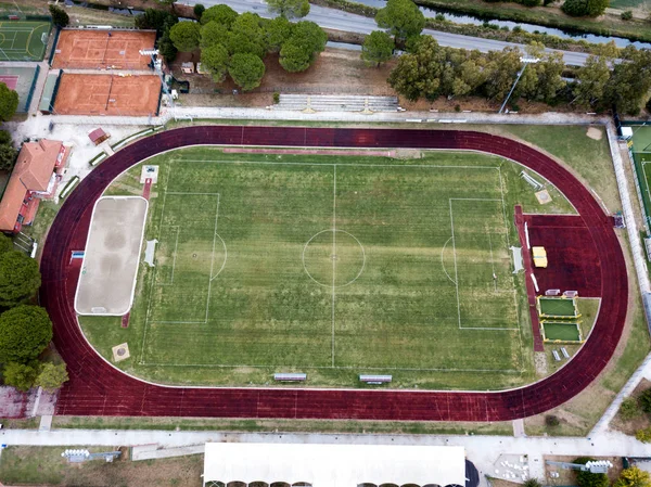 Athletic Field Airview — 스톡 사진