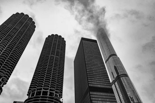 Chicago Stad Waar Wolkenkrabbers Zijn Geboren — Stockfoto