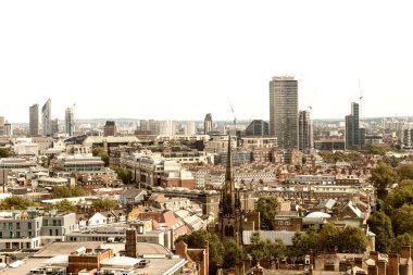 Panoramik Londra yukarıdan.