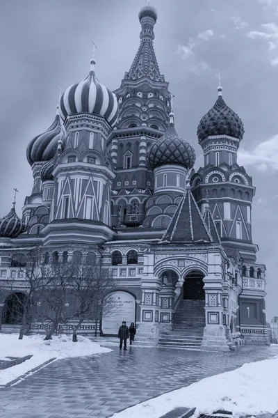 Catedral Basílio Moscou — Fotografia de Stock