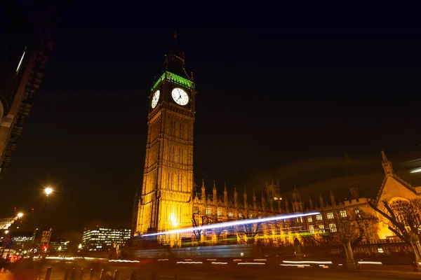 Westminster Por Fundo Noite — Fotografia de Stock