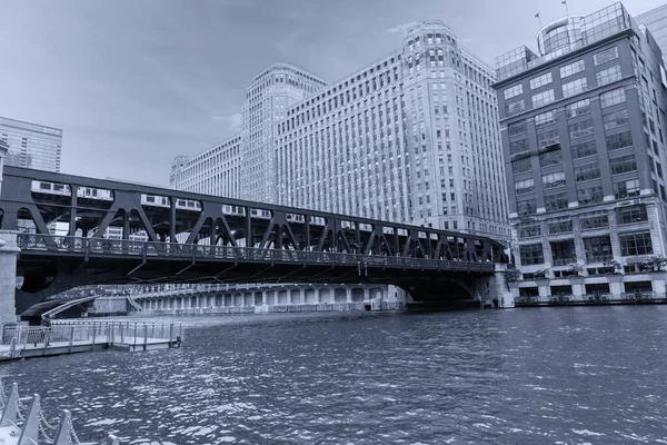 Chicago Sus Puentes Que Conectan Ciudad —  Fotos de Stock