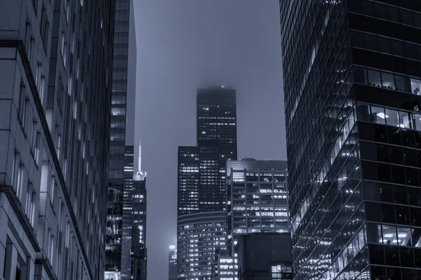 Chicago Illuminiert Von Millionen Von Lichtern Und Farben — Stockfoto