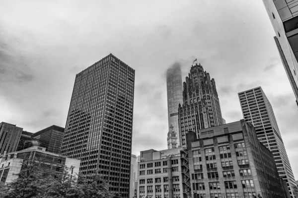 Chicago Ville Les Gratte Ciel Sont Nés — Photo