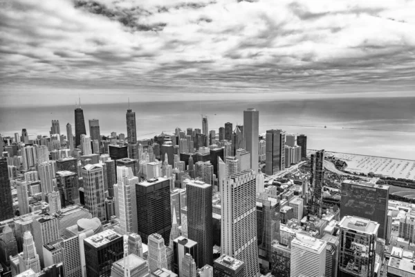 Aerial View Skyline Chciago — Stock Photo, Image