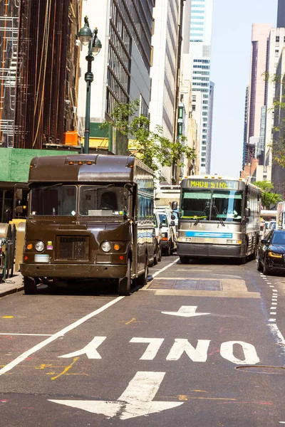 Trafiken Manhattan Street — Stockfoto