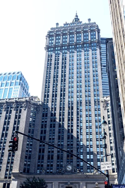 Felhőkarcolók Manhattanben Nyc — Stock Fotó