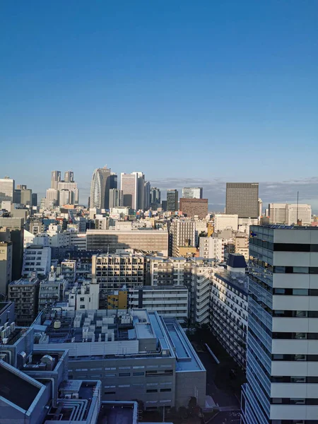 Japan / Tokio - 30 oktober 2019: Shinjuku wolkenkrabber skyline bu — Stockfoto