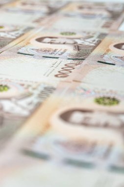 1000 Tayland Banyosu para banknotunu kapatın. Arkaplan konumu