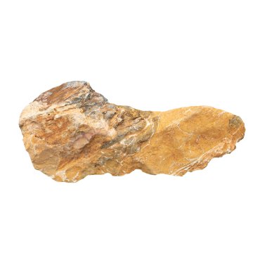 Beyaz arka planda izole edilmiş büyük taşlar..