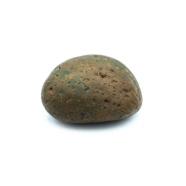 Piedra de granito grande, aislado en el fondo blanco . —  Fotos de Stock
