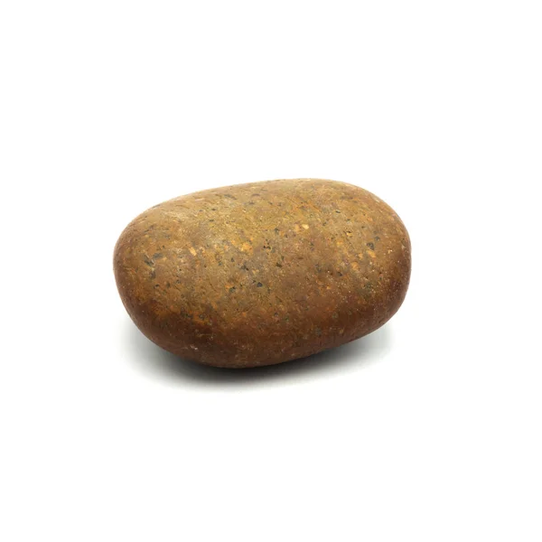 Big granite rock stone, isolated on the white background. — 스톡 사진