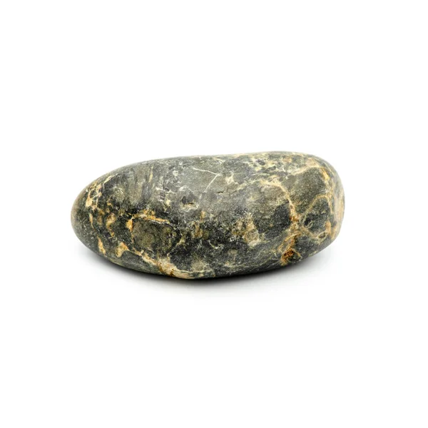 Μεγάλη πέτρα γρανίτη, απομονωμένη στο λευκό φόντο. — Φωτογραφία Αρχείου