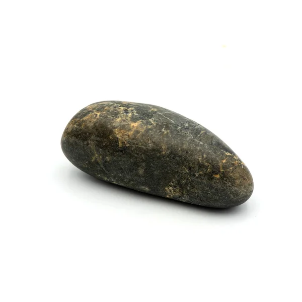Velký žulový kámen, izolovaný na bílém pozadí. — Stock fotografie