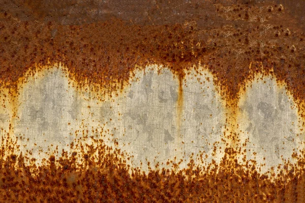 Steel colored rusty Stained metal wall texture pattern. — Stock Photo, Image