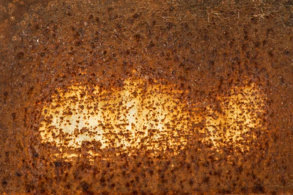 Aço colorido enferrujado manchado padrão de textura de parede de metal . — Fotografia de Stock