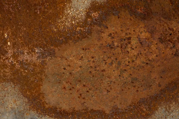 Steel colored rusty Stained metal wall texture pattern. — Stock Photo, Image