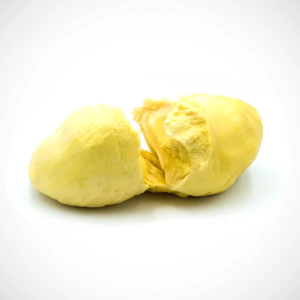 Owoce duriana na białej czarnej ziemi — Zdjęcie stockowe