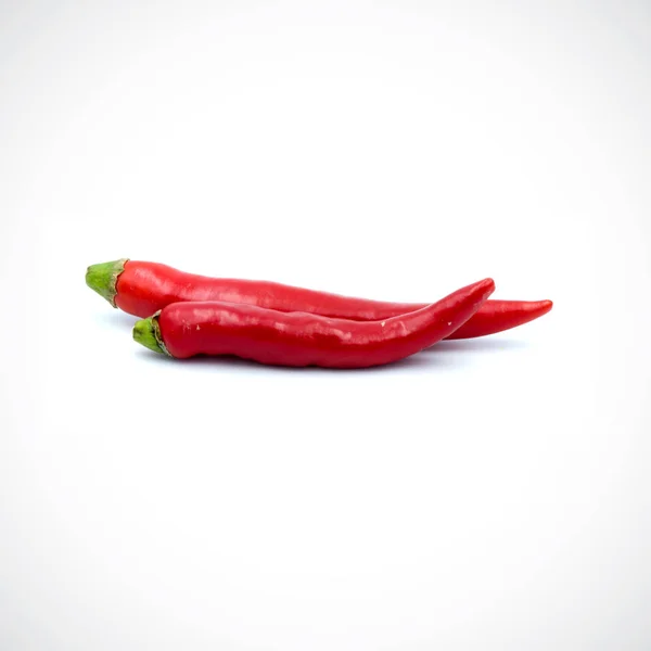 Red hot chili pepper isolated on the white background. — Stock Photo, Image