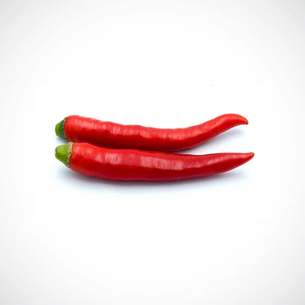 Red hot chili pepper isolated on the white background. — Stock Photo, Image